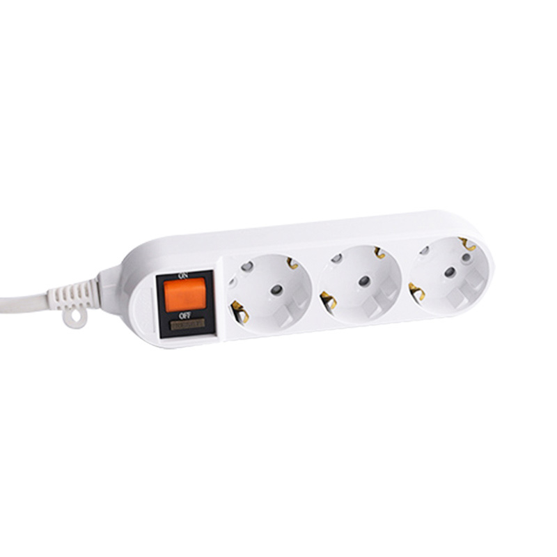 Fireproof PC Shell 3 Outlet EU Standard Socket Sa Overload Protection Switch Fireproof PC Shell 3 Outlet EU Standard Socket Sa Overload Protection Switch
