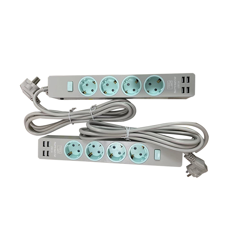 Ligtas na 1 Outlet EU Standard Wireless Socket na may 2 USB port