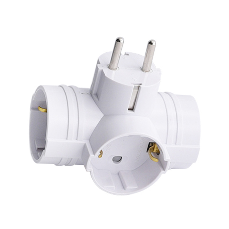 Maramihang aparato wireless t hugis 3 sa 1 socket nang walang switch Maramihang aparato wireless t hugis 3 sa 1 socket nang walang switch